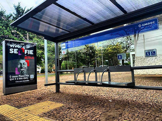 2500Nits Original Samsung 55 Inch Double Sides Outdoor Lcd Totem Digital Signage